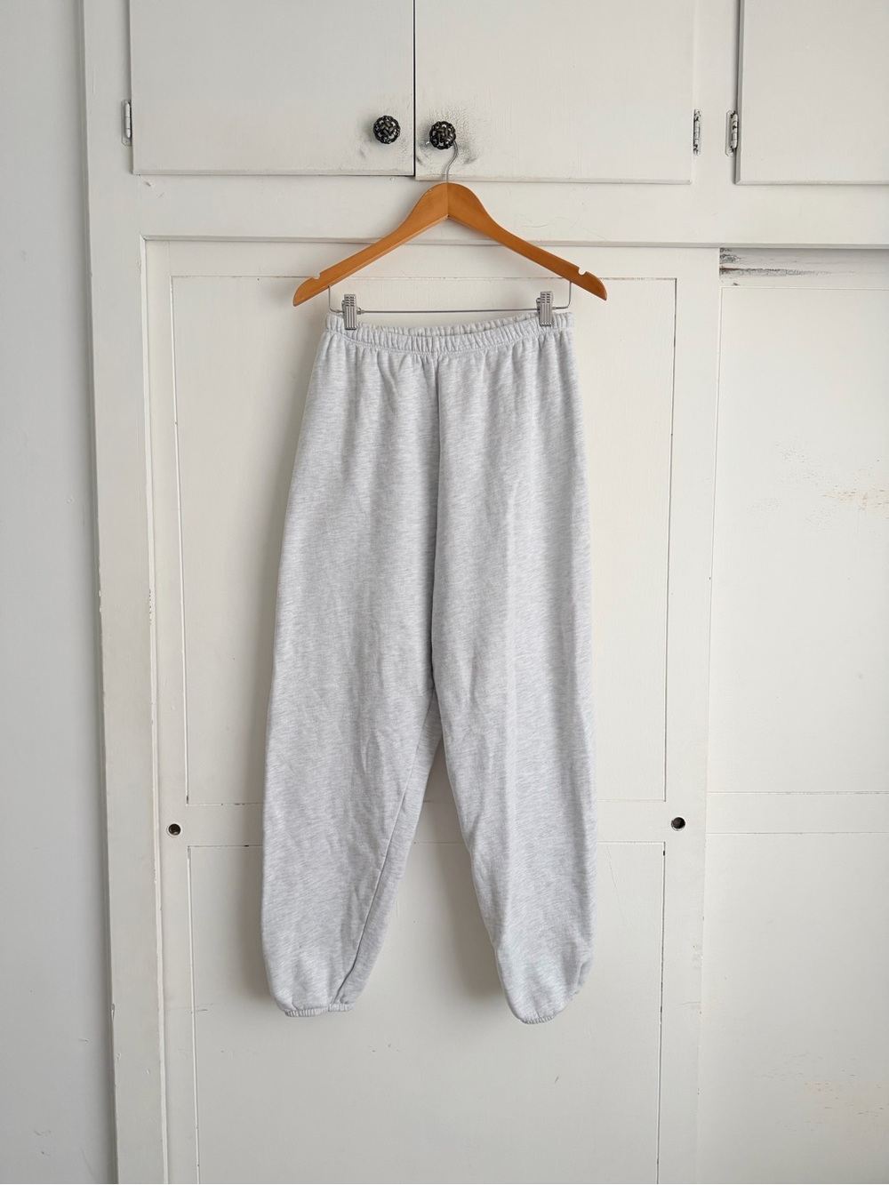Joah Brown Oversized Sweatpants - Light Grey